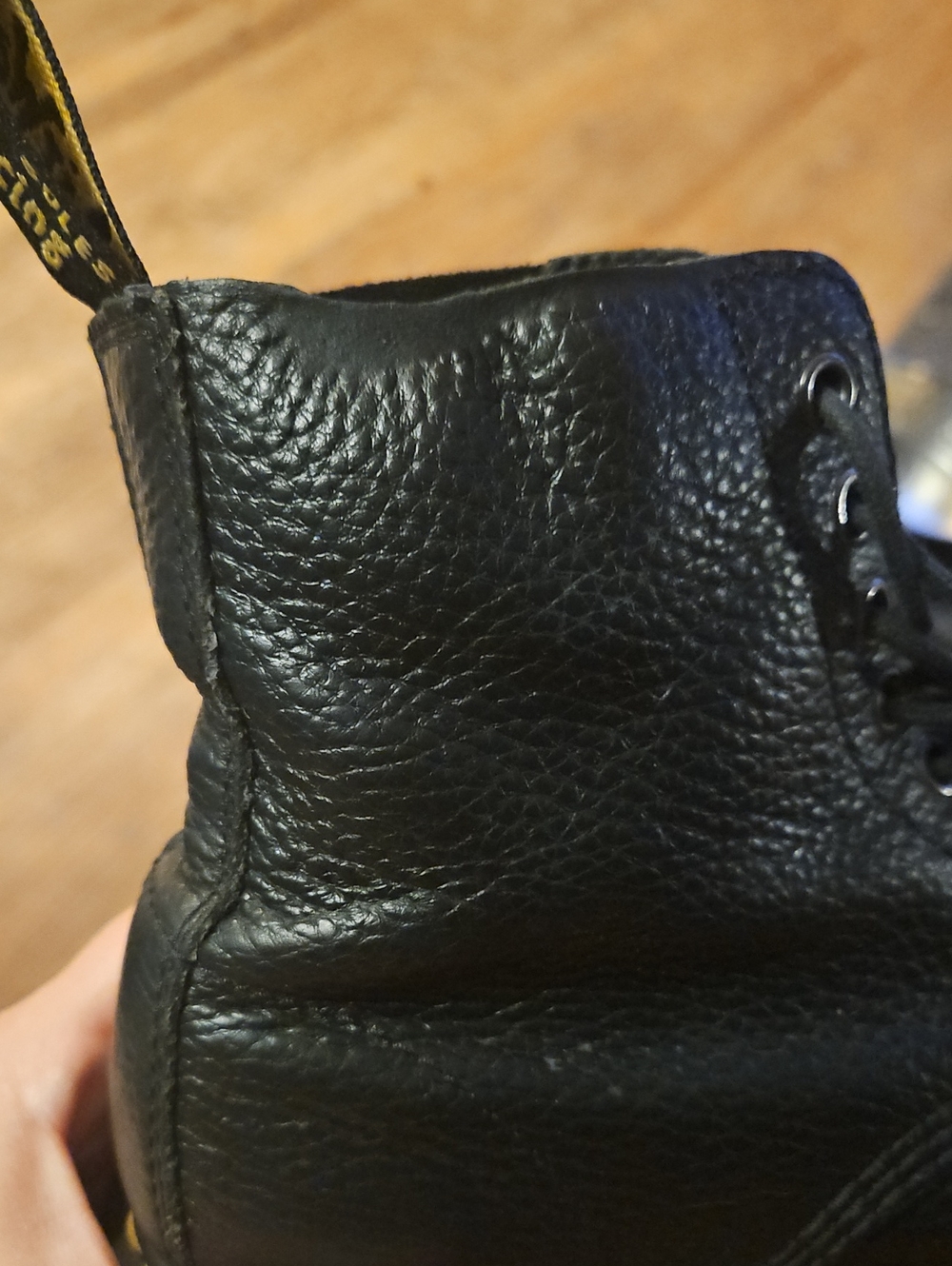 Dr. Martens Black Leather Sinclair Platforms - Picture 12 of 16